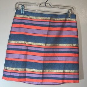 J. Crew Factory Striped Skirt
